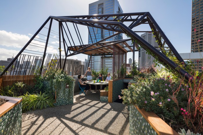 Rooftop terrace design ideas apartment theater roof outdoor flat modern deck inspiring retreat cramped kong hong converted tech eco screen