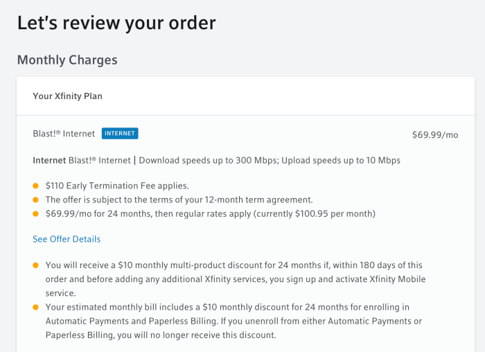 Xfinity new customer